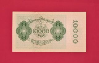ULTRA - RARE AUNC,  (1st Issue) 10K Mark 1922 Reichsbanknote PRIVATE ISSUE (P - 72/3) 2