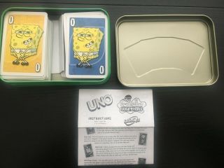 Spongebob Squarepants Uno (Complete Set) Special Edition Tin Set 2002 RARE 3