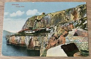 Gibraltar - Europa Point - Rare Early Postcard - Unposted - Vb Cumbo