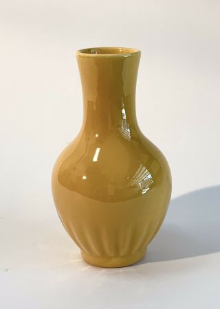 Rare Yellow Catalina Island Pottery Bud Vase