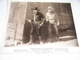 Hopalong Cassidy Real Photo - 8x10 - Black And White - " Borrowed Trouble " - Rare