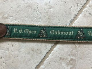 Oakmont Country Club Vintage 1983 Us Open Belt Very Rare Comdition Size 34