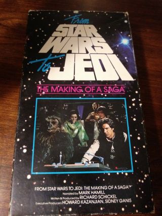 Rare Oop From Star Wars To Jedi - Making Of A Saga George Lucas 1989 Vhs Film