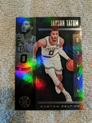 Jayson Tatum 2019 - 20 Illusions Black Sapphire Rare SP Boston Celtics 2