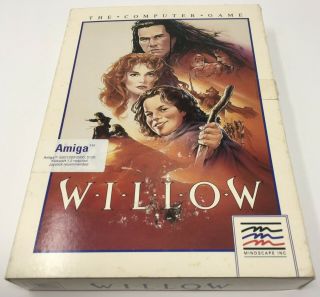 Willow • By Mindscape • 1988 • Cib • Amiga 3.  5 " Floppy • Big Box Pc • Mega Rare