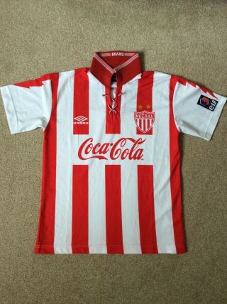 Necaxa Official Umbro Home Football Shirt 1995 - 1997 (rare Shirt)