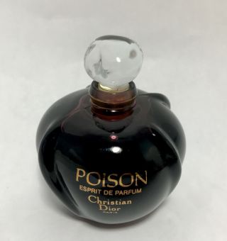 Rare Christian Dior Poison 30 Ml 1 Oz Esprit De Parfum Perfume 90 Full