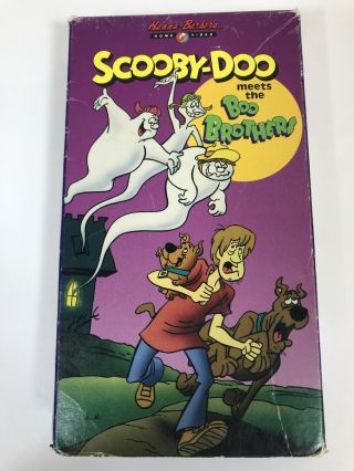 Scooby - Doo Vhs Meets The Boo Brothers Vintage Hanna - Barbera Halloween Movie Rare
