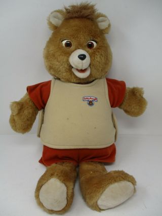 Vintage Teddy Ruxpin Worlds Of Wonder Talking Animated Teddy Bear 1985