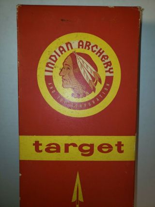 Vtg Rare ☆indian Archery And Toy Corporation☆ Box Set Of 5 Target Arrows N49