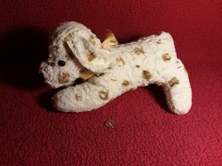 Vintage 12 " Dalmatian Puppy Dog Plush Stuffed Animal Toy