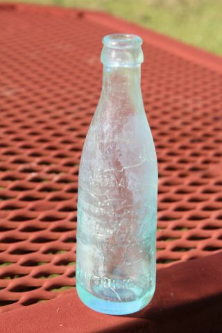 Chicago Illinois Straight Side Coca Cola Bottle Ill IL Mid Script Rare 2