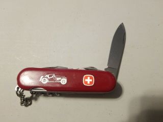 Wenger Swiss Army Knife Motorist Rare Discontinued Antique Car Emblem Tool
