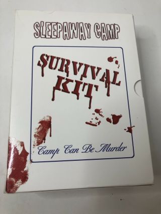 The Sleepaway Camp Survival Kit (dvd,  2002,  3 - Disc Set) Recalled Cover Rare Oop