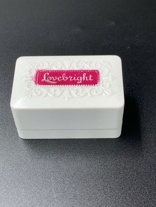 Antique Vintage Ring Box Velvet Lined “ Love Bright “