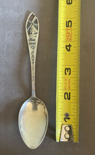 Nantucket Massachusetts Sterling Silver Souvenir Spoon