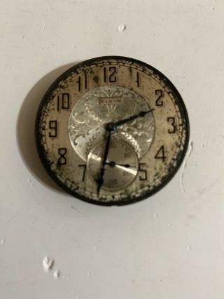 Antique Elgin Pocket Not Second Hand At The 6 O Clock