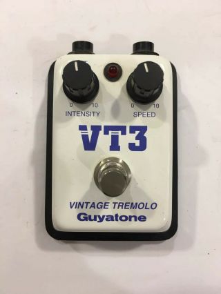 Guyatone Vt - 3 Micro Vintage Analog Tremolo Rare Guitar Effect Pedal Mij Japan