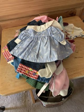 Box Of Vintage Doll Clothes For Small Dolls 10/ - 15”