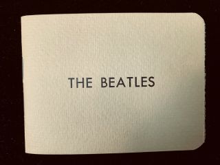 Beatles Autograph Book By Aram Saroyan Very Rare Lmtd.  Edition Of 300 Copies