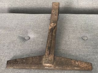 Antique Saw Vise Clamp Bench Mount Sharpening Tool