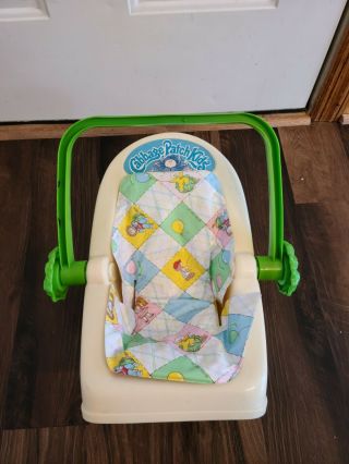 Vintage Coleco Cabbage Patch Kids Rocking Baby Carrier Car Seat 16 "