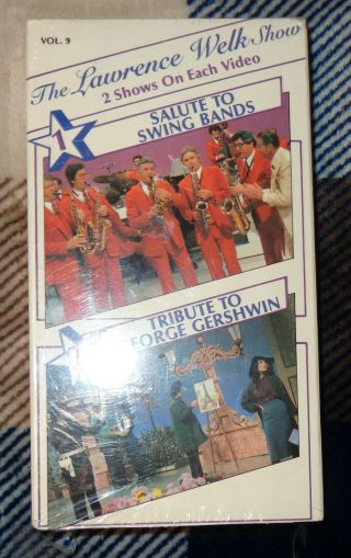 Rare Lawrence Welk Show Vhs Vol 9 Salute To Swing Band Tribue To George Gershwin