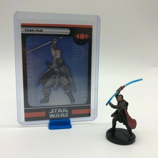 Star Wars Miniatures Exar Kun 13/60 Champions Of The Force Very Rare Sith Legion