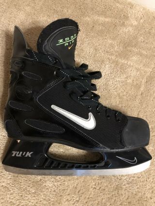 Vintage - Nike Zoom Air Tuuk Hockey Ice Skates Size 12 - Rare -