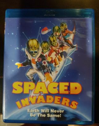Spaced Invaders Blu - Ray Rare Oop