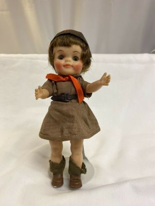 1965 Vintage Effanbee Brownie Girl Scout Doll