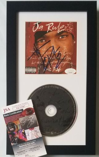 Ja Rule Signed Cd Display Jsa Certified Rare Autographed Rap Rapper Album
