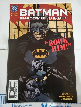 Batman Shadow Of The Bat 55 Rare Dc Universe Variant Cover 1996 Nm/mint