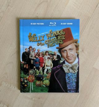 Bluray - Willy Wonka And The Chocolate Factory (2009,  Book Packaging) Rare