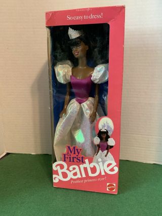 Rare Vintage African American Black My First Barbie Doll 1989 9943