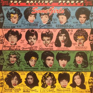 The Rolling Stones Some Girls Lp Coc 39108 Rare Orig Die - Cut Recalled Jacket Nm -