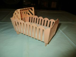 Vintage Hollywood Cradle Only For Baby Doll 6 " X 4 " X 4 "