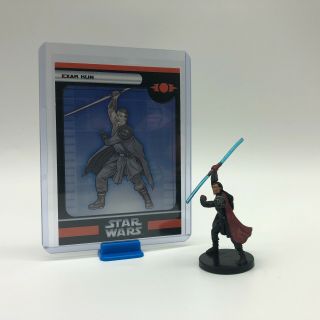 Star Wars Miniatures Exar Kun Champions Of The Force Very Rare Sith Card Legion