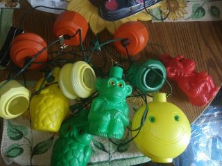 Rare Rv Camping Party Lights Vintage Monkeys Owls And Lanterns
