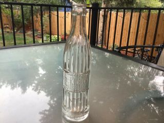 Vintage Antique Coca - Cola Glass Bottle Ribbed Straight Side,  Denver Colo