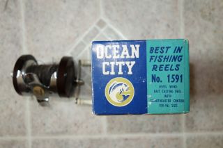 Vintage Ocean City Bait Casting Reel No.  1591