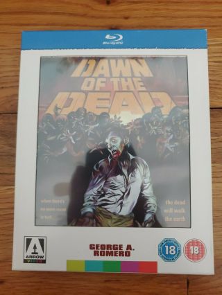Dawn Of The Dead Arrow Limited Oop Romero Rare Horror Blu - Ray