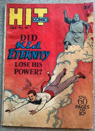 Hit Comics Quality 1946 Kid Eternity Jack Cole Rare To