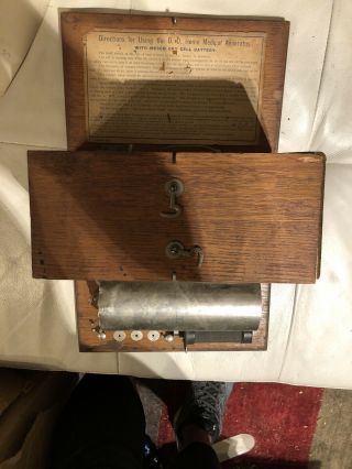 1890 - 1920 Quack Medical Electro - Shock - No.  4 D.  D.  Home Medical Apparatus