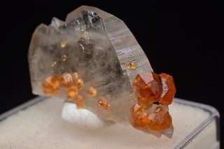 6g Natural Fanta Spessartine Garnets Smoky Crystal Rare Mineral Specimen 3