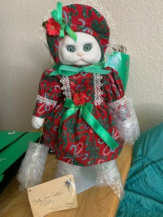 Goebel Betty Jane Carter Ms.  Jolie Jingle Porcelain Cat Doll