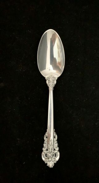 Vintage Wallace Sterling Silver Grand Baroque Pattern Spoon 6 1/8” Teaspoon