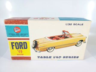 Vintage Pyro 1949 Ford Ragtop Model Kit 1/32 Scale Open Box