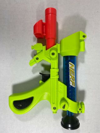 Vintage Rare Nerf Mono Blast Green Dart Gun Htf Lime Blaster