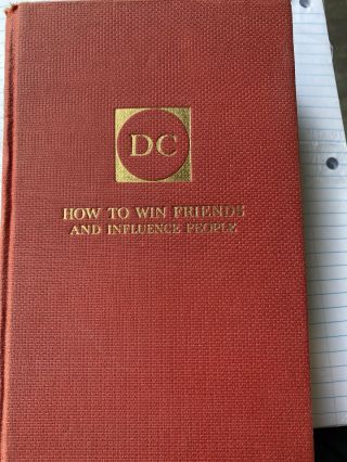 Vintage How To Win Friends And Influence People By Dale Carnegie 9th - Ed Hb 1939